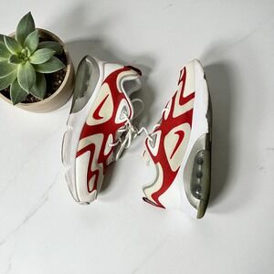 Nike Air Max 200 AQ2568-100 White Red Men's Athletic Shoes‎ Size 13